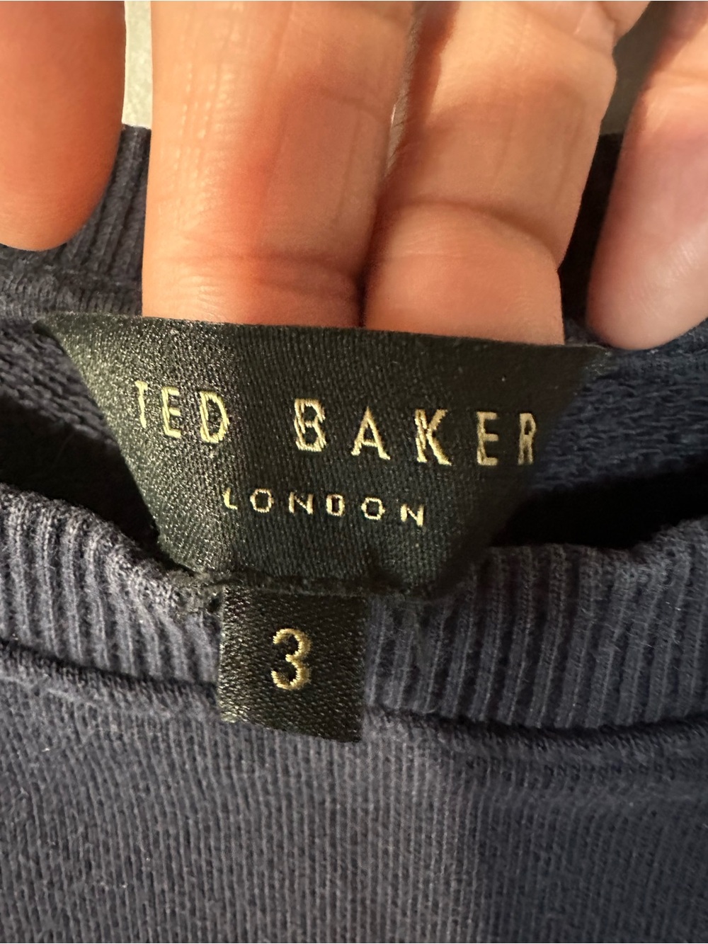 TED BAKER Darsena Flower Graphic Sweatshirt - Picture 5 of 10
